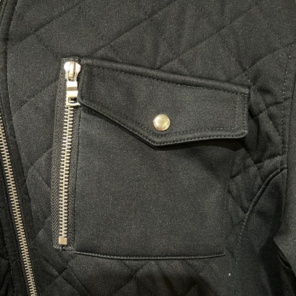Inc Brand Quilted Jacket Solid Back Like New Xl - image 2